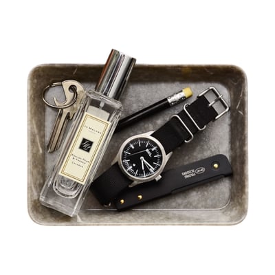 大理石紋置物盤 (M)1