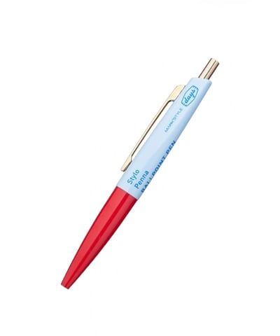 MARK'S x ANTERIQUE 迷你原子筆(天藍,紅)1