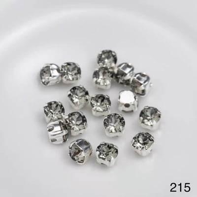 施華洛1088-4mm銀底/銀底爪鑽11