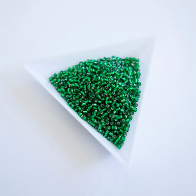 MBG-2MM-SILVER LINED灌銀米珠18