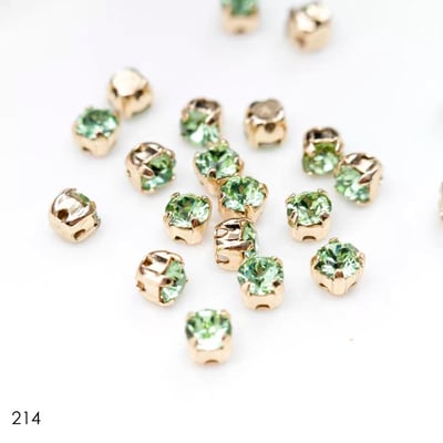 施華洛1088-4mm金底/金底爪鑽10