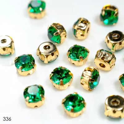 施華洛1088-4mm金底/金底爪鑽25