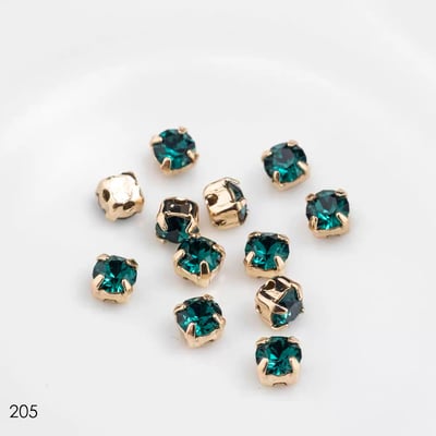 施華洛1088-4mm金底/金底爪鑽3