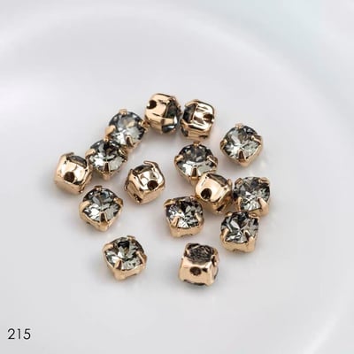 施華洛1088-4mm金底/金底爪鑽11