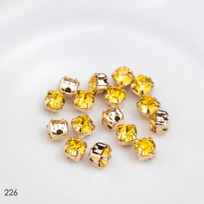 施華洛1088-4mm金底/金底爪鑽14