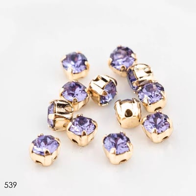 施華洛1088-4mm金底/金底爪鑽17