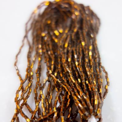 BUGLE BEADS 1" FACETTED WITH SQUARE HOLE3
