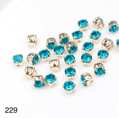 施華洛1088-4mm金底/金底爪鑽23