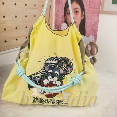 寧的夢想袋刺繡購物袋（大）1