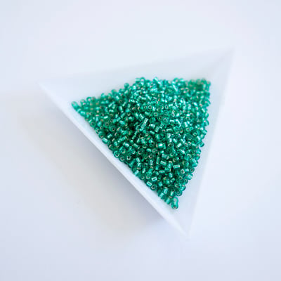 MBG-2MM-SILVER LINED灌銀米珠16