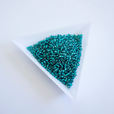 MBG-2MM-SILVER LINED灌銀米珠17