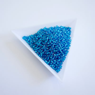 MBG-2MM-SILVER LINED灌銀米珠11