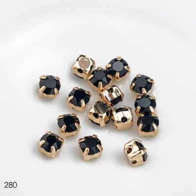 施華洛1088-4mm金底/金底爪鑽15