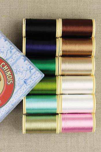 預購/現貨-RAYON THREAD BOX 12 SPOOLS CLASSIC TONES  人造絲4