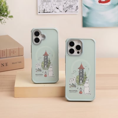 Moomin 嚕嚕米iPhone 16全系列防摔手機殼-姆明 超強磁吸手機殼1
