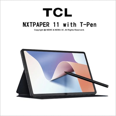 未來紙 TCL NXTPAPER 11 全彩仿紙 黑色 11吋 護眼平板 2K螢幕 Wifi 兒童模式 附手寫筆/皮套1