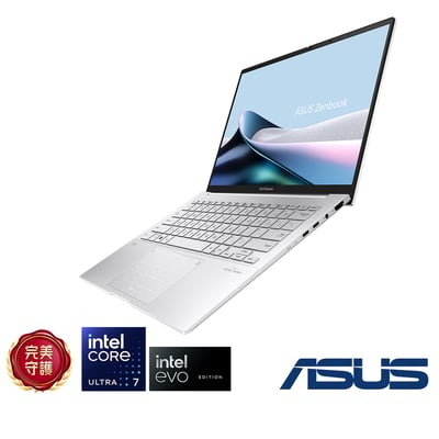 ASUS UX3405MA 14吋筆電 (U7-155H/32GB/1TB SSD/EVO/白霧銀/Zenbook 14 OLED2