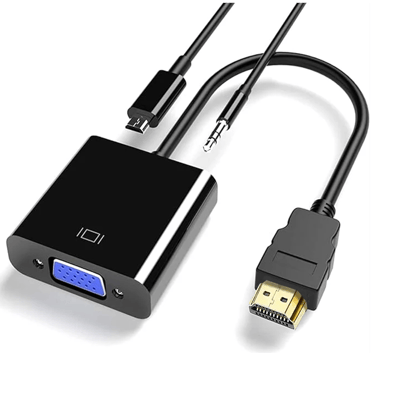 HARKHDTV 轉 VGA 轉接線 (可外接音源＆供電版)1