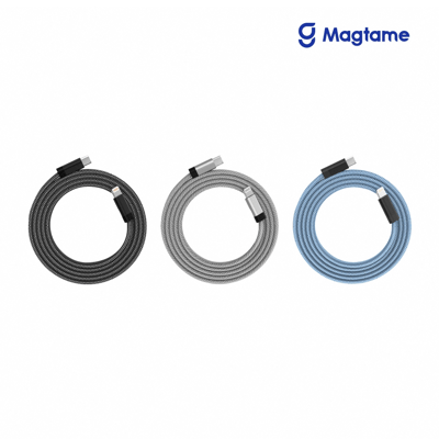 Magtame Type-C to Lightning 扁線款 磁性快收納充電傳輸線 1.5M1