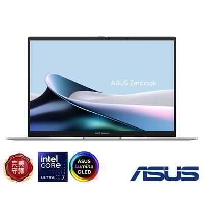 ASUS UX3405MA 14吋筆電 (U7-155H/32GB/1TB SSD/EVO/白霧銀/Zenbook 14 OLED4
