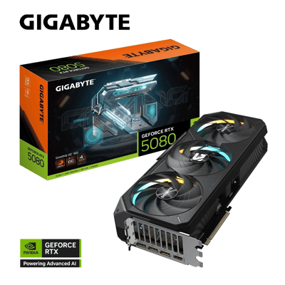GIGABYTE 技嘉GeForce RTX 5080 GAMING OC 16G 顯示卡1