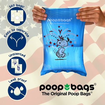 The Original Poop Bags 史努比便便袋（無香24卷）（獨立紀念日限量版）3