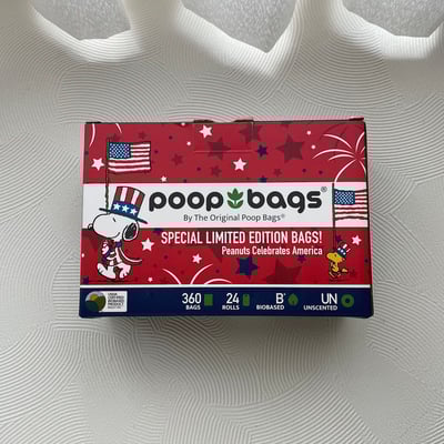 The Original Poop Bags 史努比便便袋（無香24卷）（獨立紀念日限量版）10