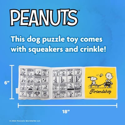 Peanuts Crinkly Book Toy 史努比漫畫玩具（藏食、嗅聞、啾啾、脆脆）9