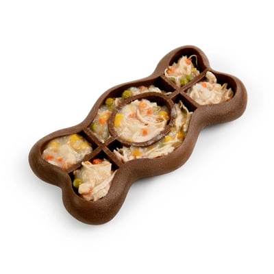 Guru Licky Bone 波浪骨餐盤（舔食、慢食、冷凍、耐咬、培根香）4