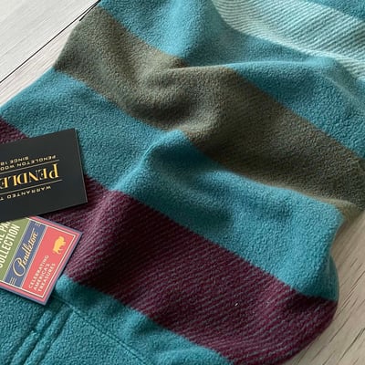 PENDLETON Cabin Stripe Pet Vest 山林小屋條紋刷毛背心5