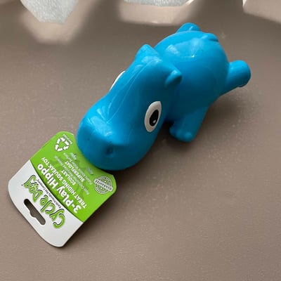 Cycle Dog Ecolast Rubber Toy 多元互動河馬玩具（藏食、啾啾、浮水、Ecolast環保材質）8