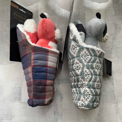 Pendleton Camp Pal 睡袋動物玩具（藏食、覓食、嗅聞、藏寶、陪伴）2