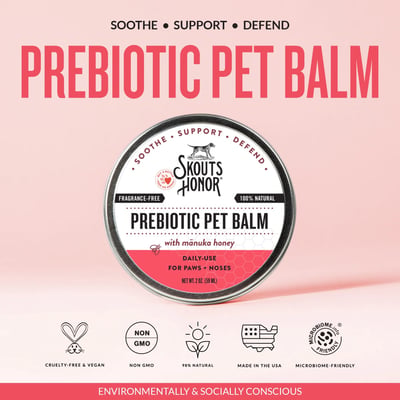 Skout's Honor Prebiotic Pet Balm 益生元修護霜（腳掌、鼻子、手肘、皺摺）3