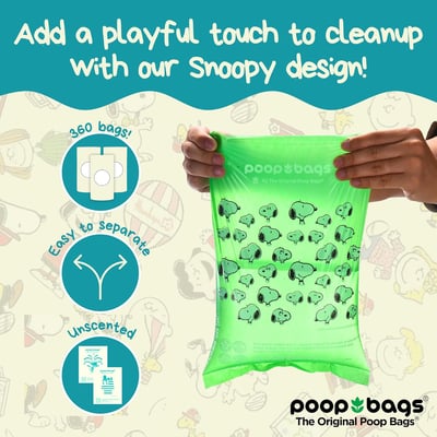 The Original Poop Bags 史努比便便袋（無香24卷）2