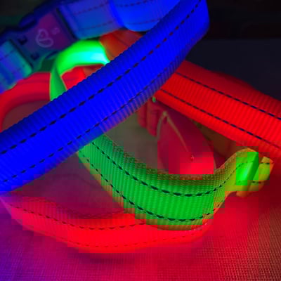 LED發光項圈（夜間警示、三段亮光、防潑水、USB充電）19