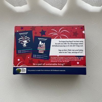 The Original Poop Bags 史努比便便袋（無香24卷）（獨立紀念日限量版）11