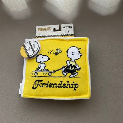 Peanuts Crinkly Book Toy 史努比漫畫玩具（藏食、嗅聞、啾啾、脆脆）1