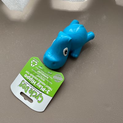 Cycle Dog Ecolast Rubber Toy 多元互動河馬玩具（藏食、啾啾、浮水、Ecolast環保材質）10
