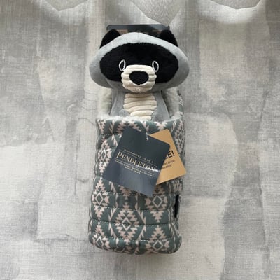 Pendleton Camp Pal 睡袋動物玩具（藏食、覓食、嗅聞、藏寶、陪伴）3