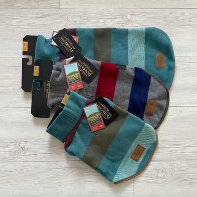 PENDLETON Cabin Stripe Pet Vest 山林小屋條紋刷毛背心1