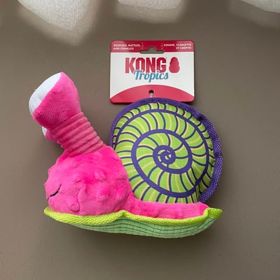 KONG Tropics Rattlez Snail 粉紅蝸牛1