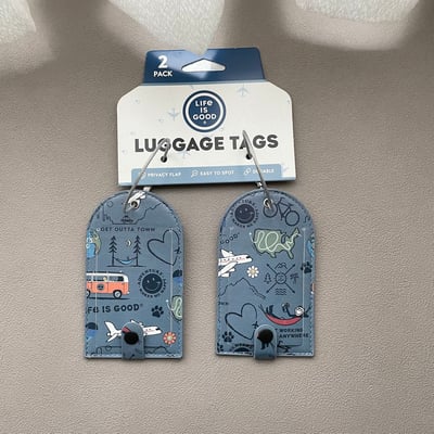 Life Is Good Travel 旅行吊牌兩件組2