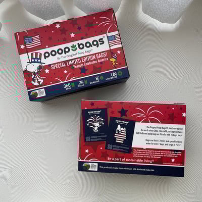 The Original Poop Bags 史努比便便袋（無香24卷）（獨立紀念日限量版）12