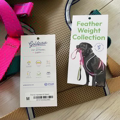 Gold Paw Featherweight Air Harness 羽量透氣胸背（防掙脫、無插扣、馬鞍伸縮）13