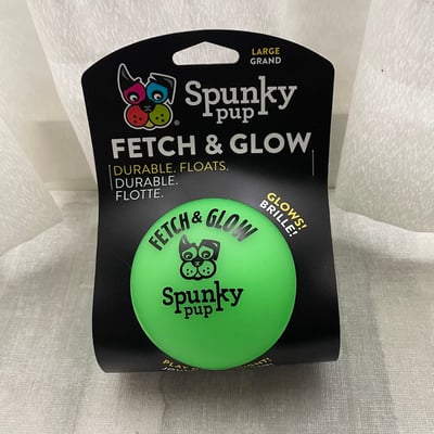 Spunky Pup Fetch & Glow Ball 螢光球（拾回、拋接、浮水）10