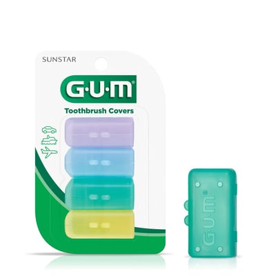 GUM 牙刷保護蓋（防塵、防菌、防水、透氣、居家、旅行）1