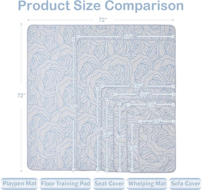 Qeils Washable Pee Pads 可機洗尿布墊/保潔墊/吸水墊10