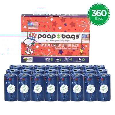 The Original Poop Bags 史努比便便袋（無香24卷）（獨立紀念日限量版）1