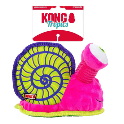 KONG Tropics Rattlez Snail 粉紅蝸牛1
