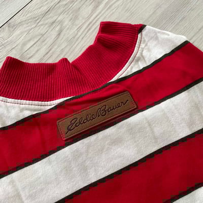 Eddie Bauer Pet Pajamas 純棉條紋踢5